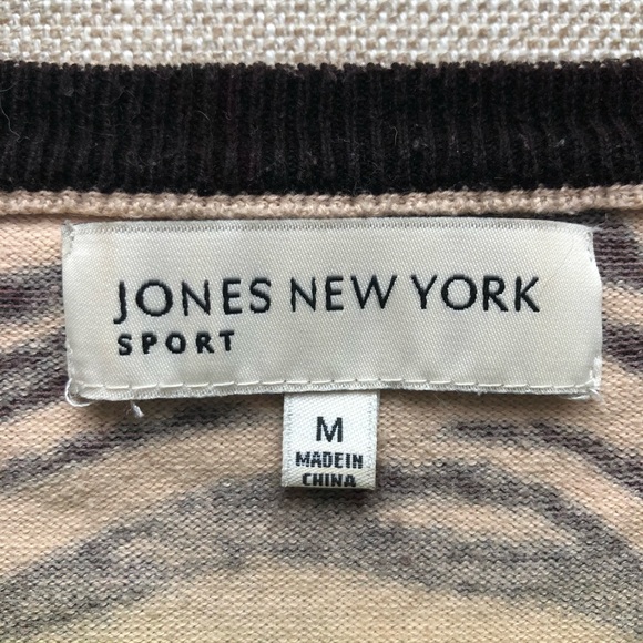 Jones New York Animal Print Cardigan - Picture 5 of 5